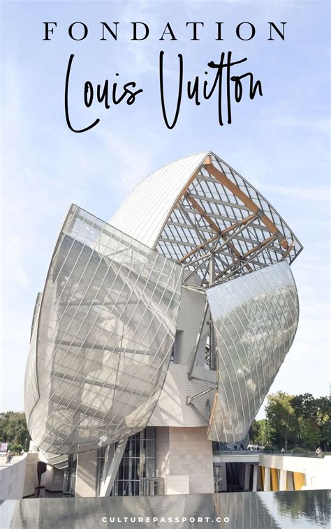 billetterie louis vuitton|visite fondation Louis Vuitton.